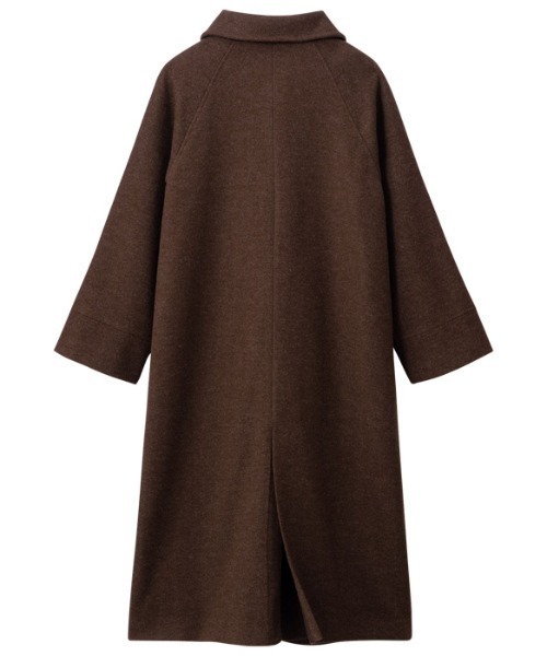 GeeRA（ジーラ）の「《インスタグラマーyumi.さんコラボ》ステンカラーロングコート（その他アウター・レディース・ブラウン・X-LARGE/LARGE/MEDIUM）」の3枚目の写真