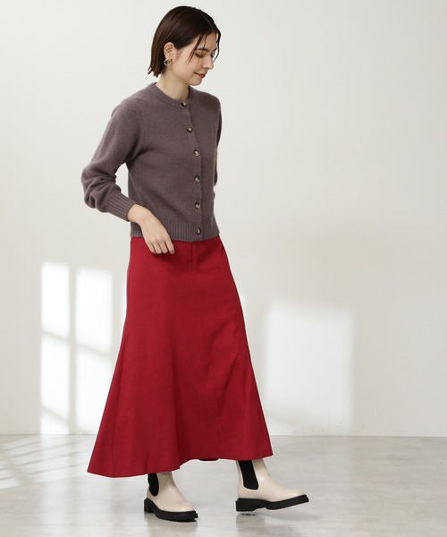 N.(N. Natural Beauty Basic)(エヌエヌナチュラルビューティーベーシック)の「◆ウォッシャブルフォックス混ニットカーディガン(カーディガン/ボレロ・レディース・アイボリー/モカ/ネイビー/ピンク・MEDIUM)」の13枚目の写真