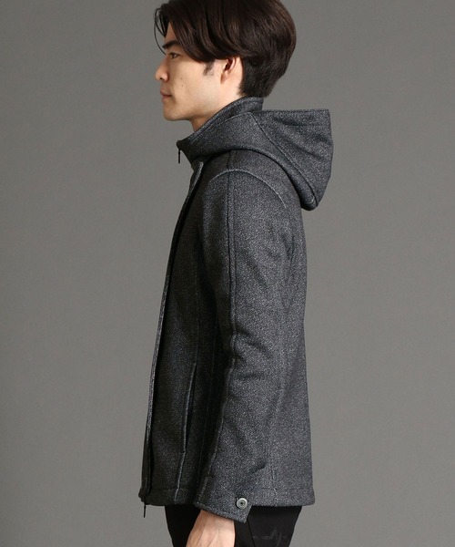 HIDEAWAYS NICOLE（ハイダウェイニコル）の「裏毛フリースナポレオンブルゾン（ブルゾン・メンズ・グレー系その他/チャコールグレー/グレー/チェック・MEDIUM/X-LARGE/LARGE）」の21枚目の写真