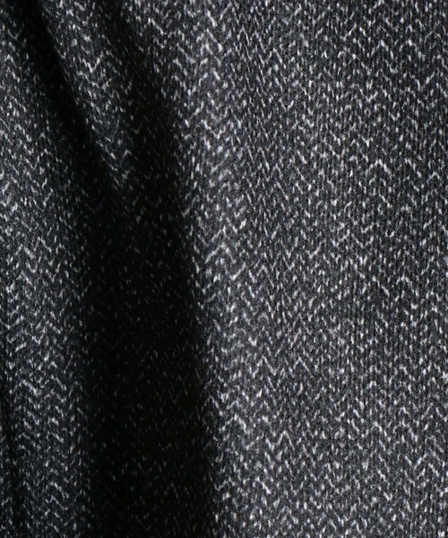 HIDEAWAYS NICOLE（ハイダウェイニコル）の「裏毛フリースナポレオンブルゾン（ブルゾン・メンズ・グレー系その他/チャコールグレー/グレー/チェック・MEDIUM/X-LARGE/LARGE）」の11枚目の写真