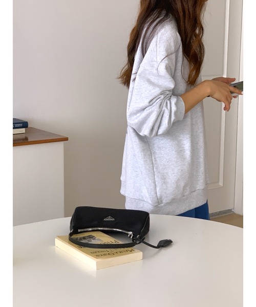 MINS MINIS（ミンスミニス）の「オーバーサイズスウェット（スウェット・レディース・アイボリー/ブラック/グレー・FREE）」の20枚目の写真