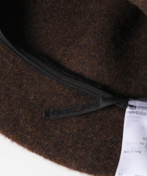 SENSE OF PLACE by URBAN RESEARCH（センスオブプレイスバイアーバンリサーチ）の「ウール混コンパクトハット（キャップ・レディース・ベージュ/ブラウン/ブラック・ONE）」の5枚目の写真