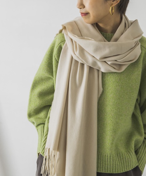 URBAN RESEARCH（アーバンリサーチ）の「カシミヤタッチストール（マフラー・レディース・ブラック/アイボリー/その他1/その他2/その他3/グレー系その他・FREE）」の20枚目の写真