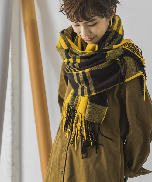 URBAN RESEARCH（アーバンリサーチ）の「カシミヤタッチストール（マフラー・レディース・ブラック/アイボリー/その他1/その他2/その他3/グレー系その他・FREE）」の14枚目の写真