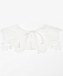 ガーゼレース付け襟