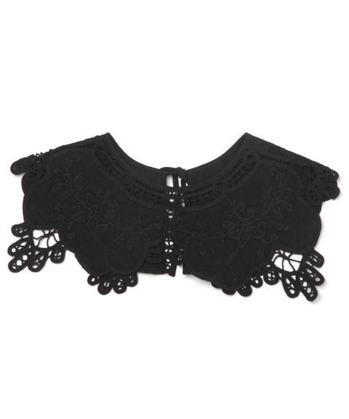 studio CLIP（スタディオクリップ）の「ガーゼレース付け襟（付け襟・レディース・ライトベージュ/ホワイト/ブラック・FREE）」の16枚目の写真