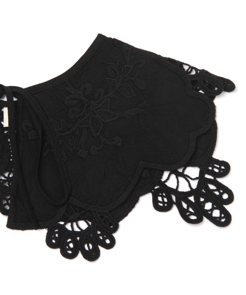 studio CLIP（スタディオクリップ）の「ガーゼレース付け襟（付け襟・レディース・ライトベージュ/ホワイト/ブラック・FREE）」の12枚目の写真