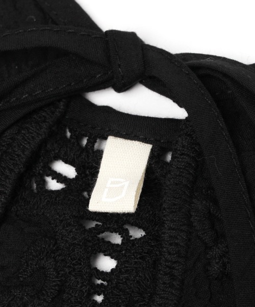 studio CLIP（スタディオクリップ）の「ガーゼレース付け襟（付け襟・レディース・ライトベージュ/ホワイト/ブラック・FREE）」の4枚目の写真