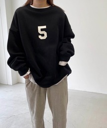 CANAL JEAN | 1975 TOKYO(1975 トーキョー) "TEAM5"クルーネック裏起毛トレーナー(スウェット)