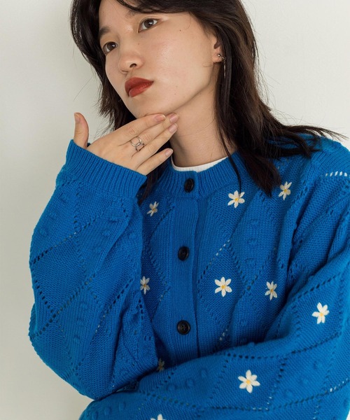 w closet（ダブルクローゼット）の「【新色追加】5Gポプコン編み+花