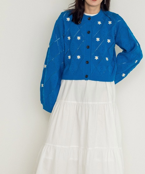 w closet（ダブルクローゼット）の「【新色追加】5Gポプコン編み+花