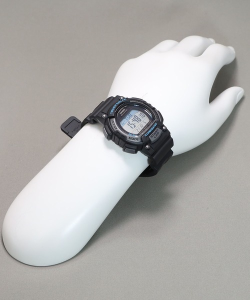 CASIO(カシオ)の「Casio Collection SPORTS / タフソーラー / STL-S300H-1AJH(デジタル腕時計・レディース・ブラック×ブルー・FREE)」の10枚目の写真