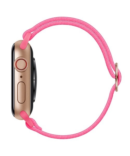 Loco Ocean（ロコオーシャン）の「アップルウォッチ対応 ストレッチナイロン バンド 38mm-40mm / 42mm-44mm（デジタル腕時計・レディース・ホワイト/ブラック/ネイビー/ブラウン/グレー/ピンク/ピンクベージュ・A/B）」の17枚目の写真