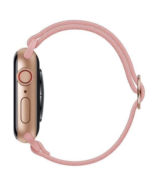 Loco Ocean（ロコオーシャン）の「アップルウォッチ対応 ストレッチナイロン バンド 38mm-40mm / 42mm-44mm（デジタル腕時計・レディース・ホワイト/ブラック/ネイビー/ブラウン/グレー/ピンク/ピンクベージュ・A/B）」の14枚目の写真