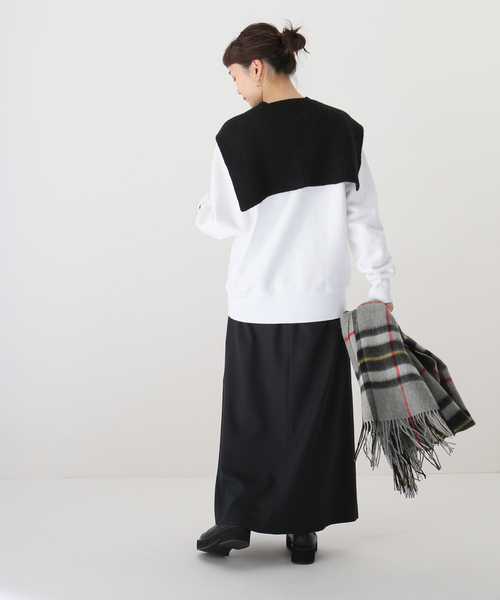 HIGHLAND 2000(ハイランドトゥーサウザンド)の「【HIGHLAND2000 / ハイランド2000 】セーラーカラー(ニット/セーター・レディース・ホワイト/ブラック・FREE)」の14枚目の写真