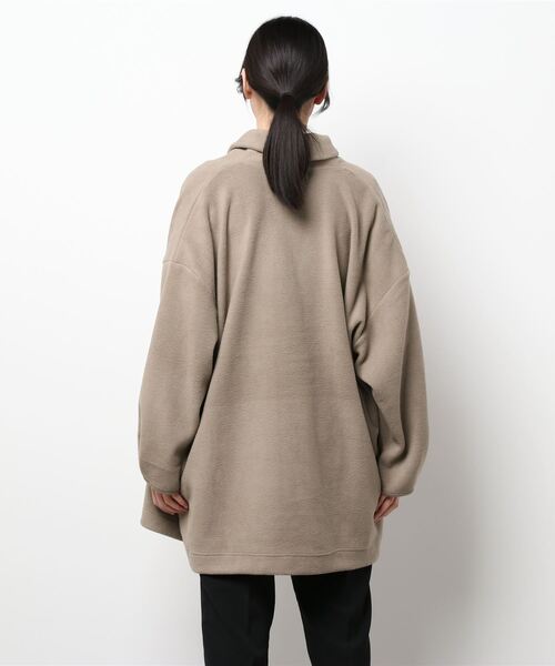 Samansa Mos2 blue（サマンサモスモスブルー）の「フリースガウンコート（その他アウター・レディース・ベージュ/モカ/チャコール・ﾌﾘ-）」の5枚目の写真