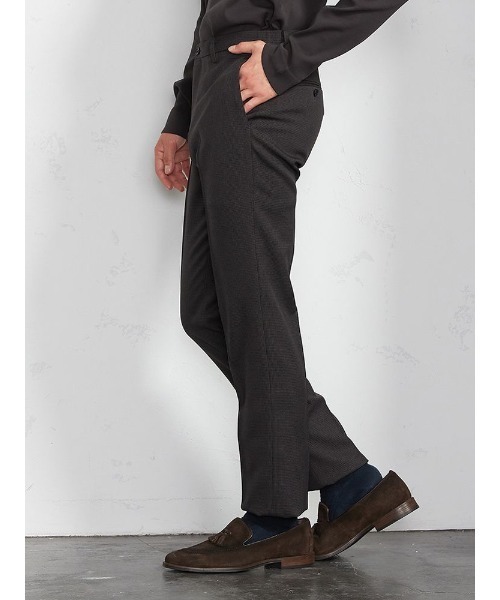 Perfect Suit FActory(パーフェクトスーツファクトリー)の「PSFAグッドビズスラックス千鳥(スラックス・メンズ・チャコールグレー/ネイビー・79/82/85/76/88)」の8枚目の写真