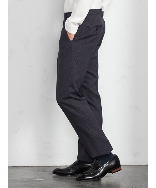 Perfect Suit FActory(パーフェクトスーツファクトリー)の「PSFAグッドビズスラックス千鳥(スラックス・メンズ・チャコールグレー/ネイビー・79/82/85/76/88)」の12枚目の写真