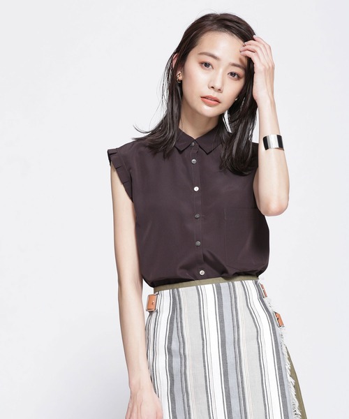 ブランド古着 ノースリーブシャツ シャツ ブラウス Nano Universe ナノユニバース のファッション通販 Zozoused