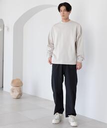 CITEN | ＜CITEN（シテン）＞コットンナイロン ベルテッド タックパンツ(その他パンツ)