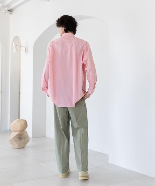 CITEN（シテン）の「＜CITEN（シテン）＞コットンナイロン ベルテッド タックパンツ（その他パンツ・メンズ・ブラック/オリーブ・M/L）」の5枚目の写真