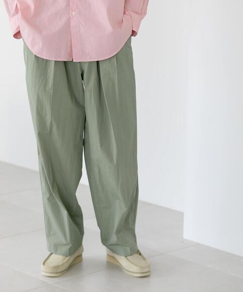 CITEN（シテン）の「＜CITEN（シテン）＞コットンナイロン ベルテッド タックパンツ（その他パンツ・メンズ・ブラック/オリーブ・M/L）」の19枚目の写真