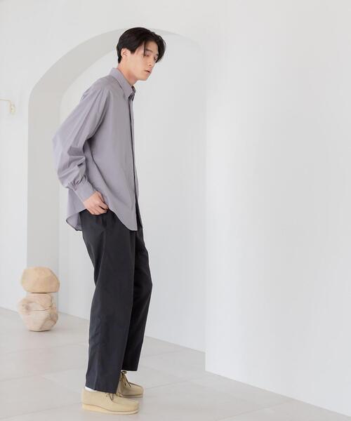 CITEN（シテン）の「＜CITEN（シテン）＞コットンナイロン ベルテッド タックパンツ（その他パンツ・メンズ・ブラック/オリーブ・M/L）」の15枚目の写真