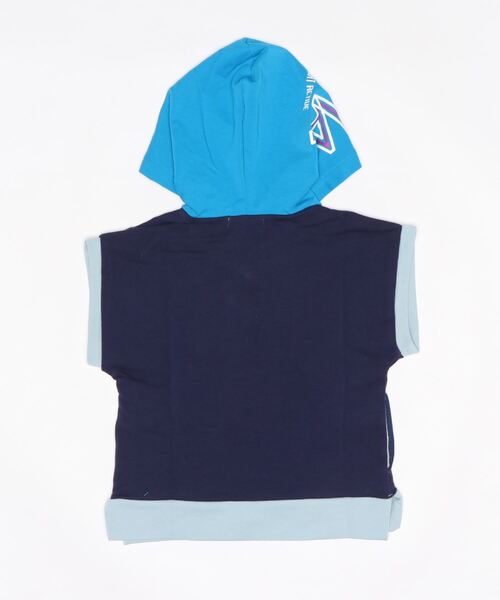 RAGMART（ラグマート）の「ストレッチ裏毛フーディベスト（スウェット・キッズ・グレー/ネイビー・130cm/110cm/100cm/120cm）」の10枚目の写真