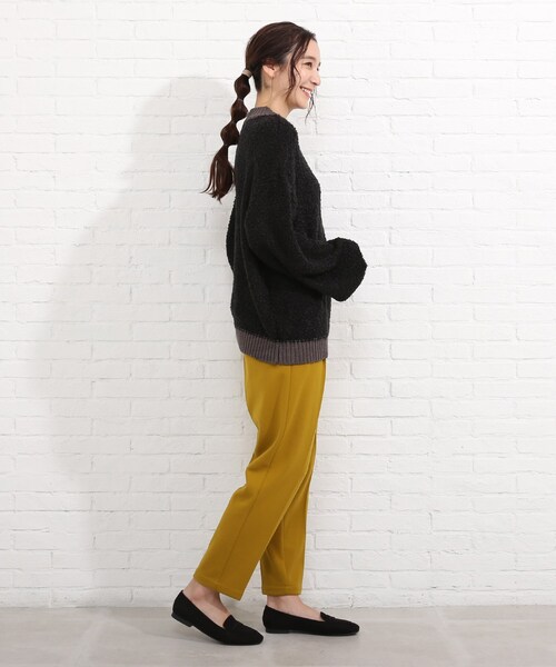 SHOO・LA・RUE(シューラルー)の「◆ゆるブークレニット(ニット/セーター・レディース・ブラック/ピンク/グレー系3・00)」の15枚目の写真