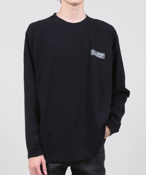GalaabenD(ガラアーベント)の「ダメージロングスリーブTシャツ(Tシャツ/カットソー・メンズ・ホワイト/ブラック・M/L)」の2枚目の写真