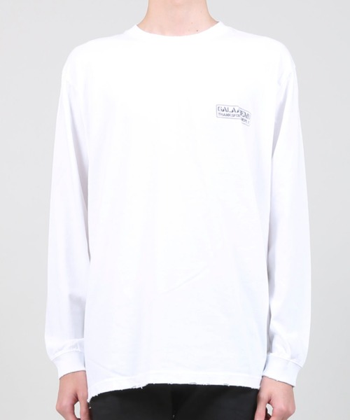 GalaabenD(ガラアーベント)の「ダメージロングスリーブTシャツ(Tシャツ/カットソー・メンズ・ホワイト/ブラック・M/L)」の3枚目の写真