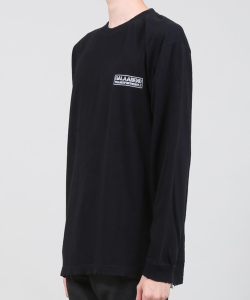 GalaabenD(ガラアーベント)の「ダメージロングスリーブTシャツ(Tシャツ/カットソー・メンズ・ホワイト/ブラック・M/L)」の8枚目の写真
