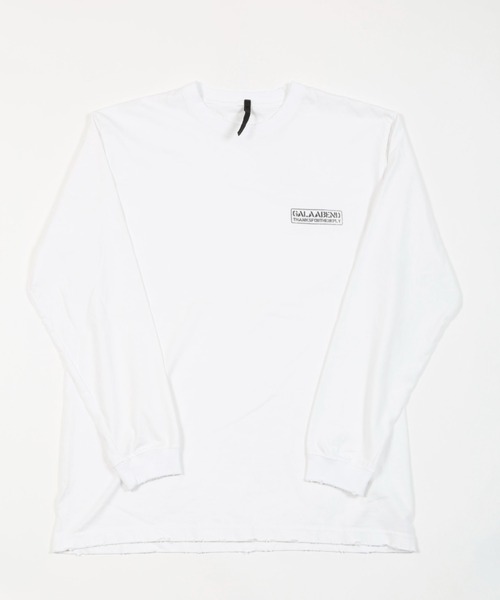 GalaabenD(ガラアーベント)の「ダメージロングスリーブTシャツ(Tシャツ/カットソー・メンズ・ホワイト/ブラック・M/L)」の11枚目の写真