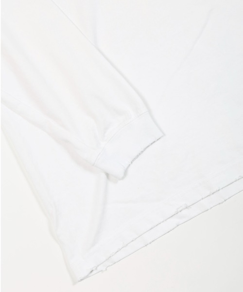 GalaabenD(ガラアーベント)の「ダメージロングスリーブTシャツ(Tシャツ/カットソー・メンズ・ホワイト/ブラック・M/L)」の13枚目の写真