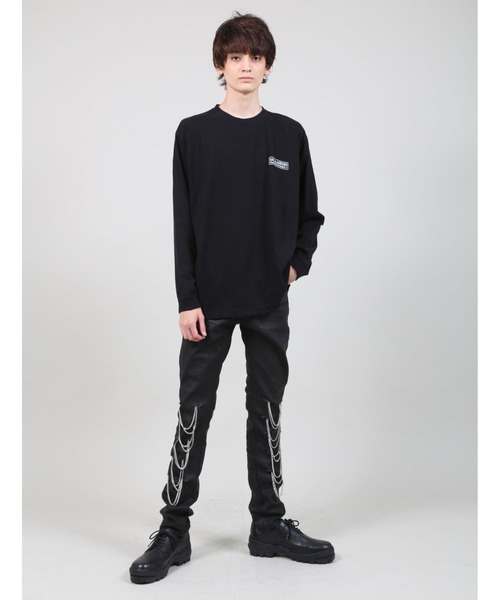 GalaabenD(ガラアーベント)の「ダメージロングスリーブTシャツ(Tシャツ/カットソー・メンズ・ホワイト/ブラック・M/L)」の21枚目の写真