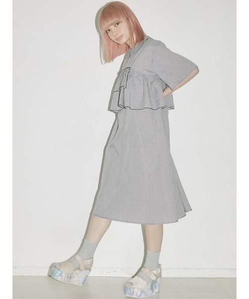 merry jenny（メリージェニー）の「【WEB限定】ギンガムパッチワーク