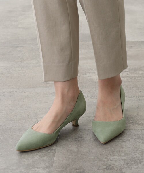 INDIVI（インディヴィ）の「【ローヒール】ベーシックパンプス（パンプス・レディース・ライトグレー/ライトグリーン/ブラック・20/40/30/45/15 /25/35）」の10枚目の写真