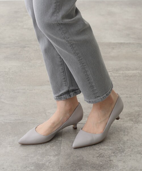INDIVI（インディヴィ）の「【ローヒール】ベーシックパンプス（パンプス・レディース・ライトグレー/ライトグリーン/ブラック・20/40/30/45/15 /25/35）」の14枚目の写真