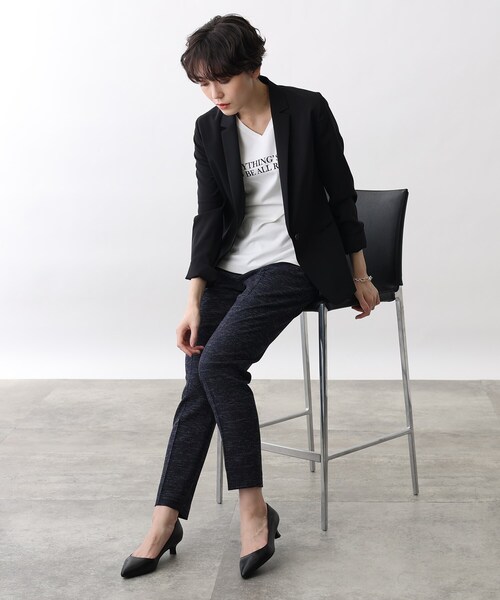 INDIVI（インディヴィ）の「【ローヒール】ベーシックパンプス（パンプス・レディース・ライトグレー/ライトグリーン/ブラック・20/40/30/45/15 /25/35）」の18枚目の写真