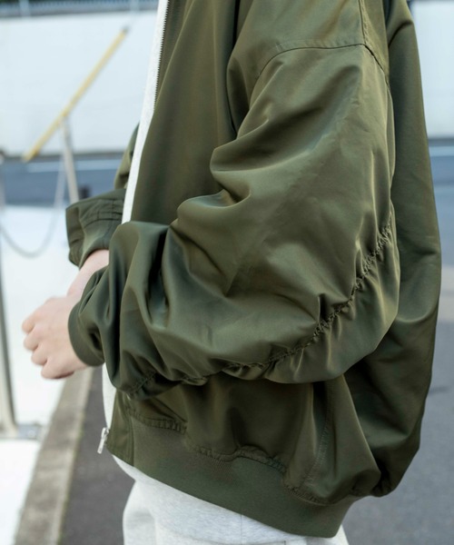 WEGO（ウィゴー）の「WEGO/BIG MA-1（MA-1・メンズ・アイボリー/ピンク/カーキ/ブラック・MEDIUM/LARGE）」の6枚目の写真