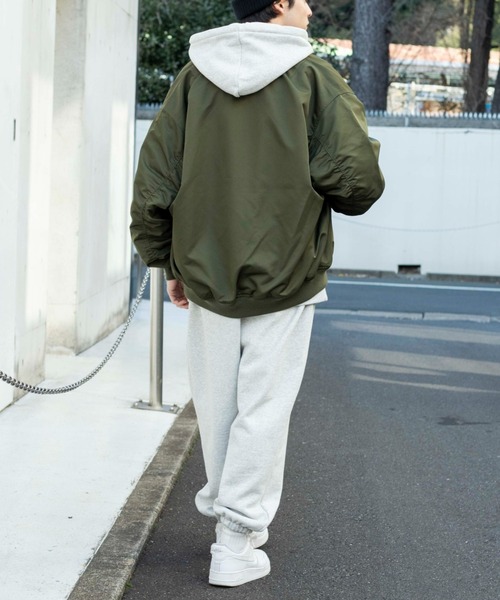 WEGO（ウィゴー）の「WEGO/BIG MA-1（MA-1・メンズ・アイボリー/ピンク/カーキ/ブラック・MEDIUM/LARGE）」の8枚目の写真