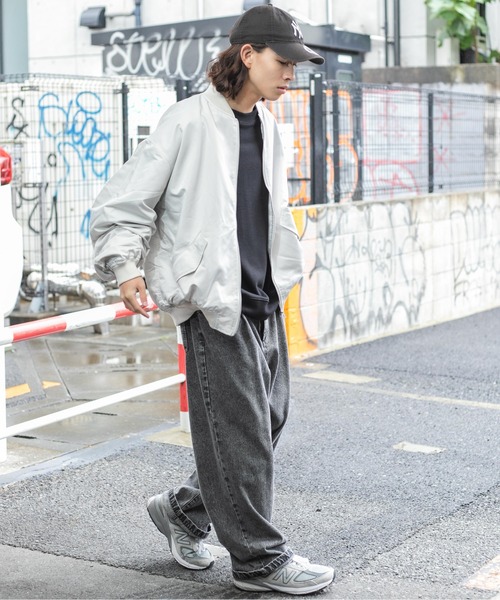 WEGO（ウィゴー）の「WEGO/BIG MA-1（MA-1・メンズ・アイボリー/ピンク/カーキ/ブラック・MEDIUM/LARGE）」の22枚目の写真