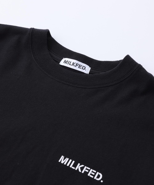 MILKFED.(ミルクフェド)の「BASIC STENCIL WIDE L/S TEE(Tシャツ/カットソー・レディース・ホワイト/ライトブルー/ブラック/ベージュ/グレー/ライトピンク・ONE SIZE)」の19枚目の写真