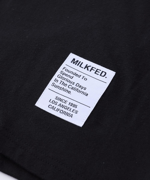 MILKFED.(ミルクフェド)の「BASIC STENCIL WIDE L/S TEE(Tシャツ/カットソー・レディース・ホワイト/ライトブルー/ブラック/ベージュ/グレー/ライトピンク・ONE SIZE)」の13枚目の写真