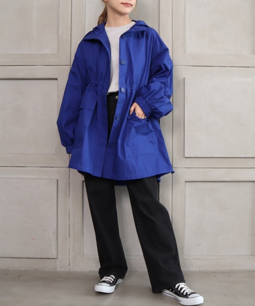 moment+（モーメントプラス）の「シアーナイロンワッシャーマルチWAYボリュームスリーブマウンテンパーカー（マウンテンパーカー・レディース・ブラック/ベージュ/オフホワイト/カーキ/ブルー/ライトグリーン・M）」の21枚目の写真