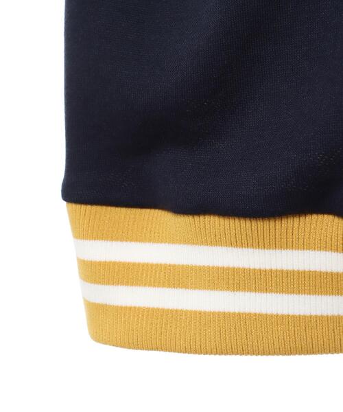 INGNI（イング）の「配色ラインカレッジロゴプルオーバー（Tシャツ/カットソー・レディース・グリーン/ネイビー/オートミール/オフホワイト・M）」の12枚目の写真