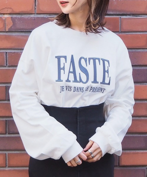 tiptop（ティップトップ）の「アソート刺繍BIGロンT（Tシャツ/カットソー・レディース・オフホワイト/ピンク/ホワイト系その他/ブラック系その他/ホワイト系その他2/ホワイト系その他3・FREE）」の7枚目の写真