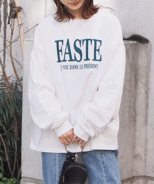 tiptop（ティップトップ）の「アソート刺繍BIGロンT（Tシャツ/カットソー・レディース・オフホワイト/ピンク/ホワイト系その他/ブラック系その他/ホワイト系その他2/ホワイト系その他3・FREE）」の13枚目の写真