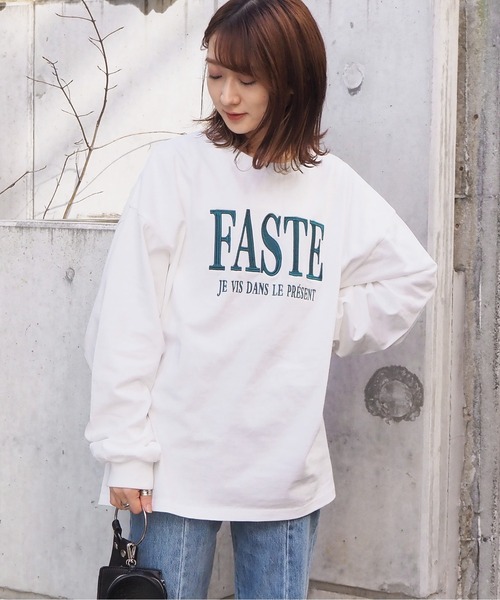 tiptop（ティップトップ）の「アソート刺繍BIGロンT（Tシャツ/カットソー・レディース・オフホワイト/ピンク/ホワイト系その他/ブラック系その他/ホワイト系その他2/ホワイト系その他3・FREE）」の14枚目の写真