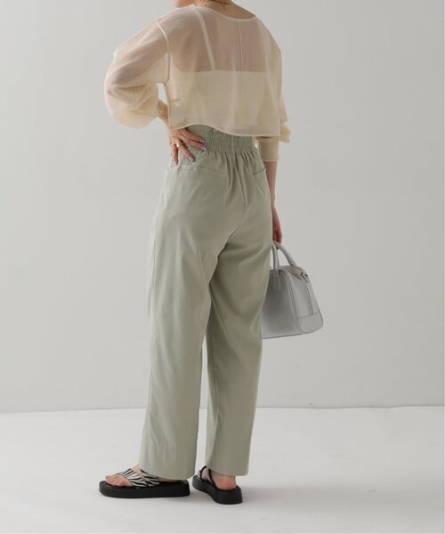 RAY CASSIN（レイカズン）の「フロントタブ付きパンツ（チノパンツ・レディース・ベージュ/キナリ/カーキ・FREE）」の21枚目の写真